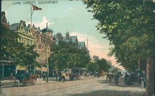 Southport lord street 1908 - southport;, street;