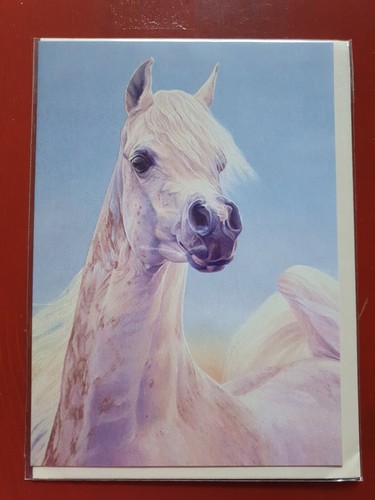 Arabian horse greetings card - arabian,
