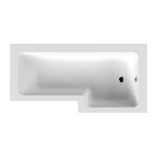 1700mm L-Shape Shower Bath -