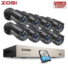 ZOSI 8CH H.265+ DVR 1TB FULL