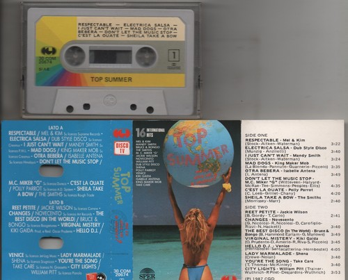 Top summer musicassetta 1987 - summer,