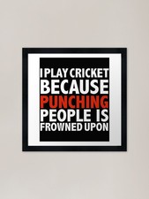 I play cricket because