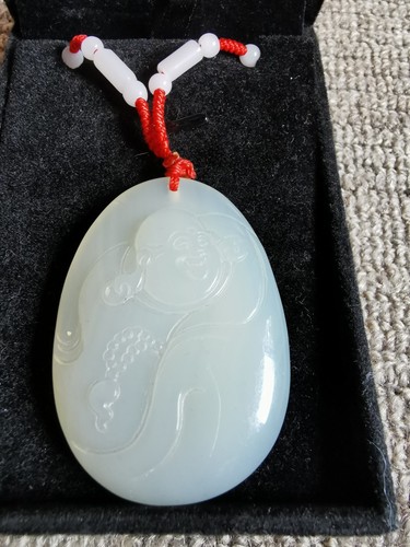 Chinese white jade - , laughing