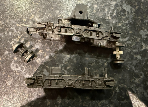 Metal diesel loco bogies - oo, 2
