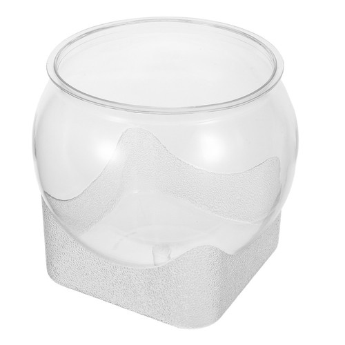 Reusable clear plastic small - clear,