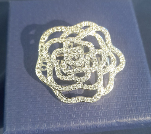 Genuine swarovski silver tone - silver,