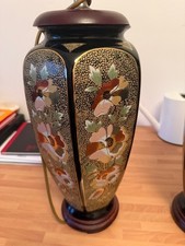 Japanese Satsuma Lamp Ornate