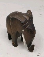 Hand-Carved Wooden Elephant