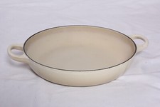 Le Creuset Braiser Almond Gratin Roasting Serving Dish Cast Iron Enamel 26cm