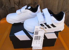 Adidas Trainers Infant ,Toddler Unisex Tensaur Sport 2.0 White Black UK 6.5 BNIB