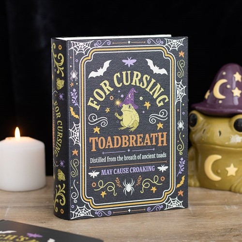 Toadbreath book shaped - book, wooden