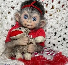 Reborn Monkey Doll Kit Cute