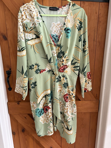 Prettylittlething green floral - prettylittlething,