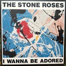 The Stone Roses I Wanna Be Adored Original UK Silvertone 12” First Pressing