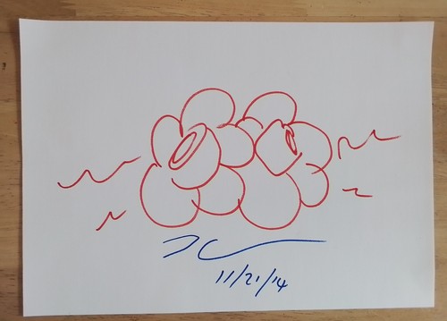 Jeff koons original signed - jeff,