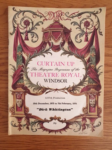 Vintage theatre programme - vintage,