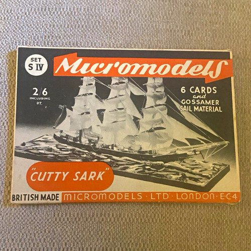 Micromodels cutty sark card - micromodels,