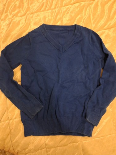 Royal blue neck - royal, v