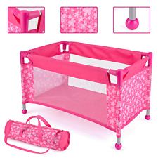 43CM COLLAPSIBLE CRIB TOY,PINK