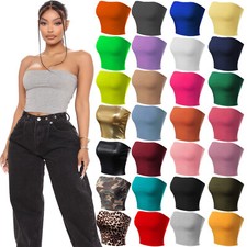 New Womens Boob Tube Strapless