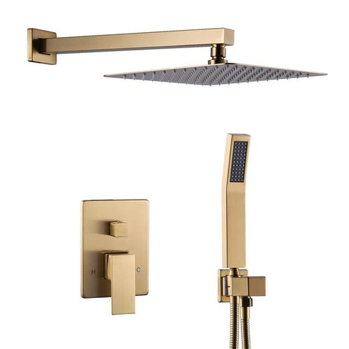 Spray shower faucet with 10 - shower,
