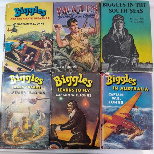 Biggles hardcover book - 6, x