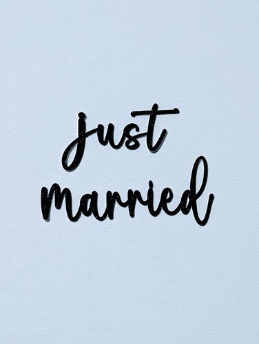 Just married cake - just,