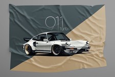 911 Turbo Garage Banner Signs