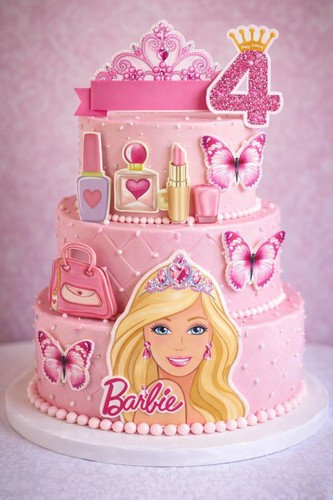 Barbie cake topper - barbie,