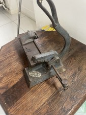 Antique Metal Cutting Guillotine Vintage Tool ￼