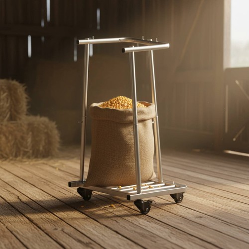 Stainless steel grain bag - stainless,