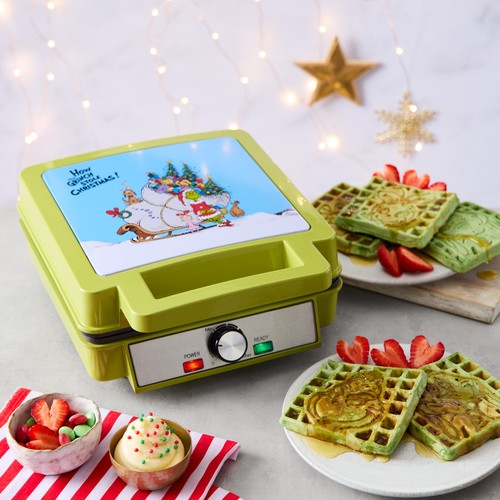 The grinch portion waffle - grinch,