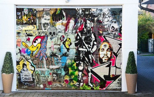 Art graffiti n390 garage - art,