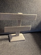 Double-Tiered Burlap Jewelry