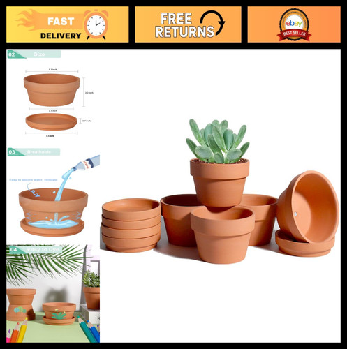Pack inch terracotta - 6,