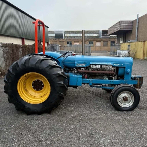 Fordson farm tractor blue - tractor,