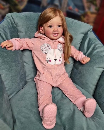 Lifelike toddler girl - 28",