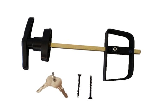 T handle locks shed - handle,
