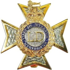Light Dragoons Beret Cap Badge