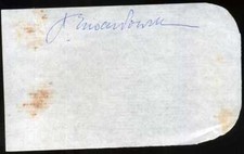 ENOCH POWELL Signed Note - Controversial British Politician - preprint