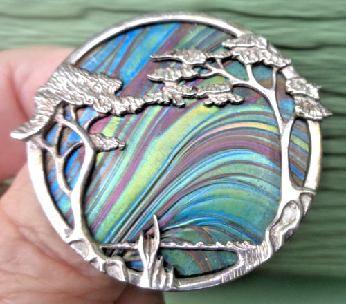 Pat cheney brooch pendant - brooch,