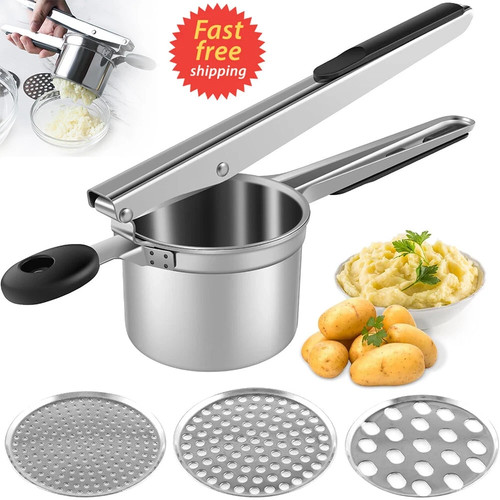 Large stainless steel potato - large,