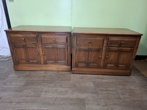 Pair ercol sideboards - pair,