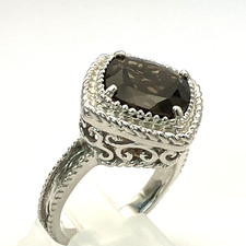 925 Sterling Silver Smoky