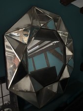 Rounded Multi Facetted Glass