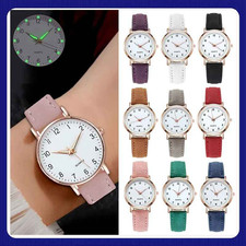 Luxury Round Glass Quartz Watch for Women – Alloy Wristwatch Gift Idea