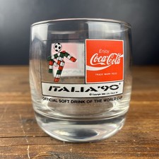 Italia 90 Coca Cola Glass Coke