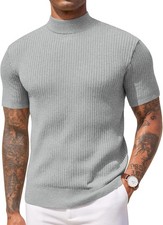 Men's Mock Turtleneck Short
