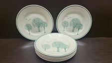 4x english pottery royal wessex 24cm salad plates