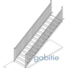 Steel Stairs: Main Staircase /